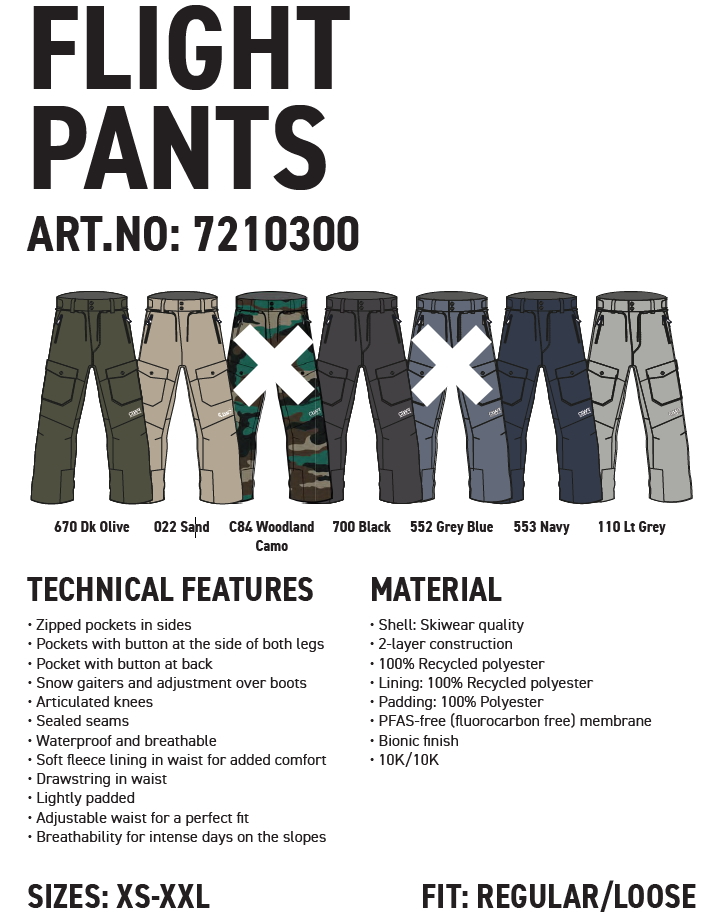 CLWR（カラーウェア） ☆ 25-26 CLWR FLIGHT PANTS カラー:NAVY スノボ