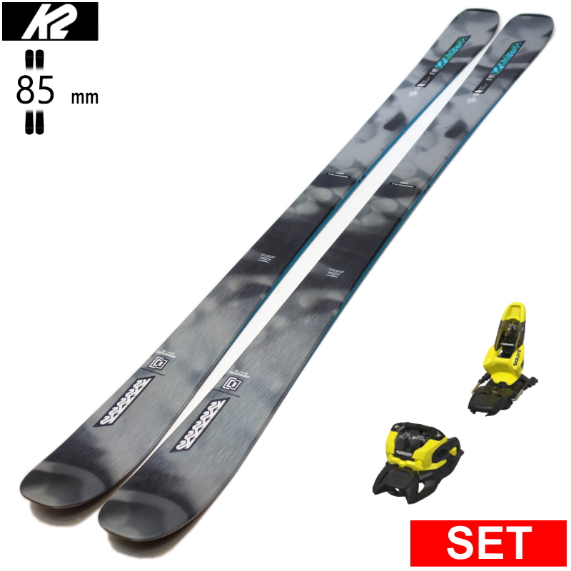[センター幅85mm 156cm]K2 MINDBENDER 85 W+SQUIRE 11 26モデルスキー板セット フリースキー | K2（スキー、スノーボード）