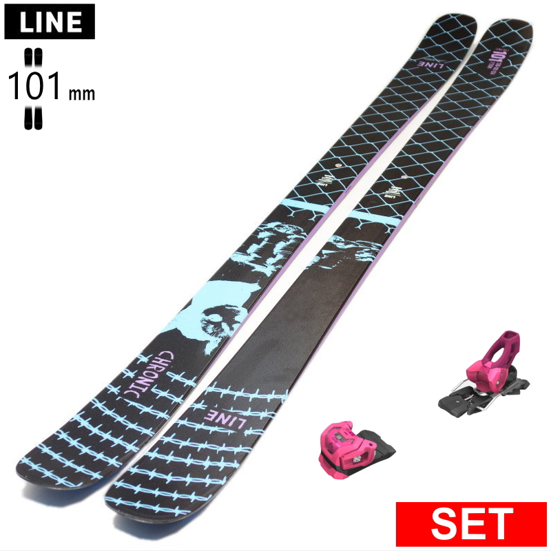 センター幅101mm 165cm|172cm]LINE CHRONIC 101+ATTACK 11LYT 26モデル