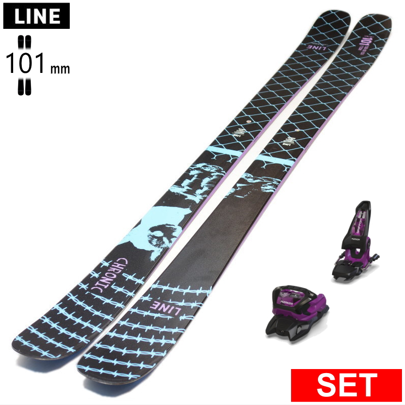 LINE chronic101 172センチ センター幅101mm 165cm|172cm]LINE CHRONIC 101+GRIFFON 13 26モデル