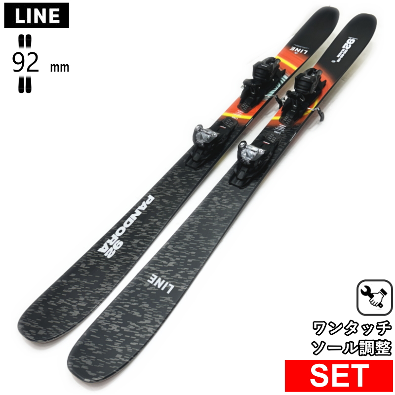 センター幅92mm 154cm|161cm|168cm|175cm]LINE PANDORA 92 QUIKCLIK+