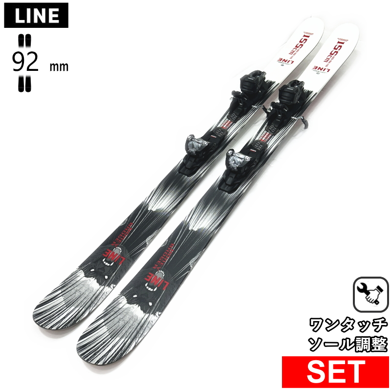 センター幅92mm 155cm|166cm|172cm|177cm]LINE HONEY BADGER QUIKCLIK+
