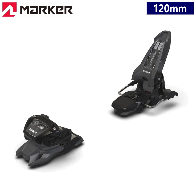 MARKER - JESTER 16 色つや:ANTHRACITE BLACK[120粍] 無償性スキーの板 ビンディング 日本置き目品 ビンディング-スキー