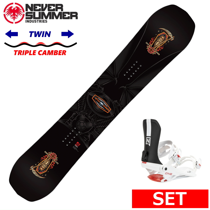 25-26 NEVER SUMMER MEN'S EASY RIDER+NITRO ONE メンズ スノーボード2点セット グラトリ ラントリ フリースタイル 型落ち 日本正規品 | 