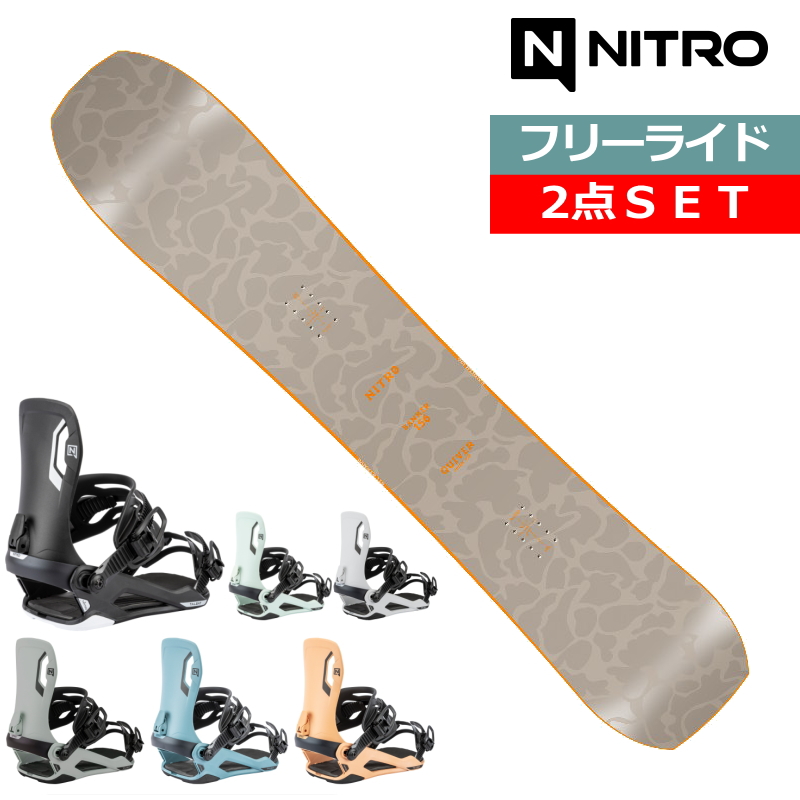 25-26 NITRO BANKER+NITRO TALENT ナイトロ メンズ スノーボード2点セット 新作 | 