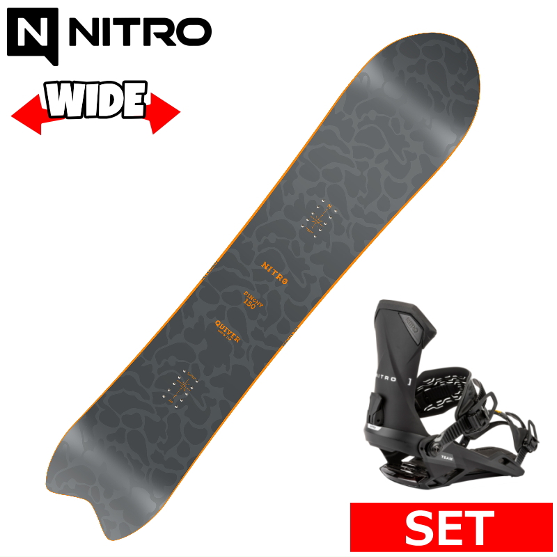 25-26 NITRO DINGHY+NITRO TEAM L メンズ ボードセット2点セット