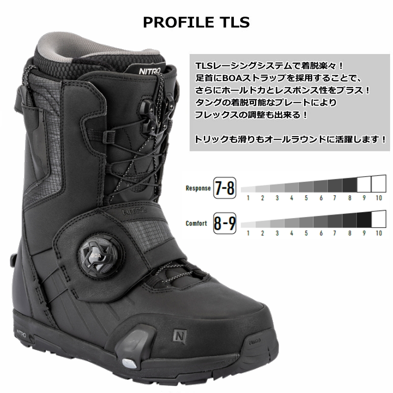 メンズ バインディング ブーツ 2点セット [MID] 25-26 NITRO STEP-ON+PROFILE STEP ON TLS ナイトロ スノーボード |  | 01