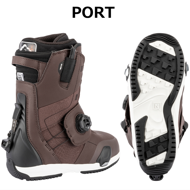 レディース バインディング ブーツ 2点セット [MID] 25-26 NITRO STEP-ON+MONARCH STEP ON TLS カラー:Port ナイトロ スノーボード |  | 04