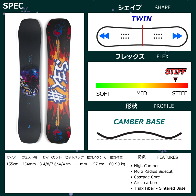 yes スノーボードの商品一覧 通販 - Yahoo!ショッピング