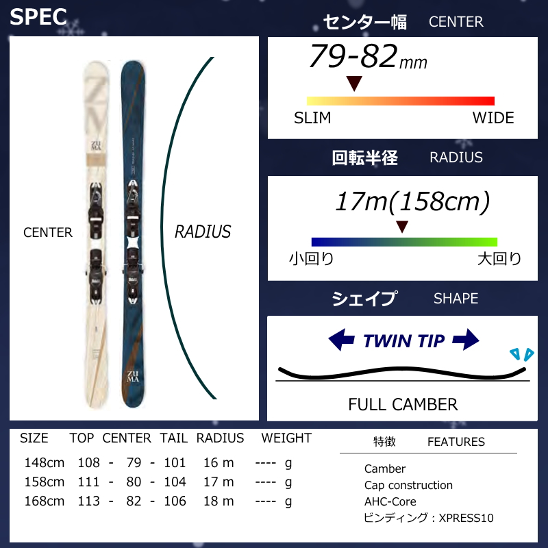 スキーセット（スタイル：フリースタイル）｜スキー｜スポーツ