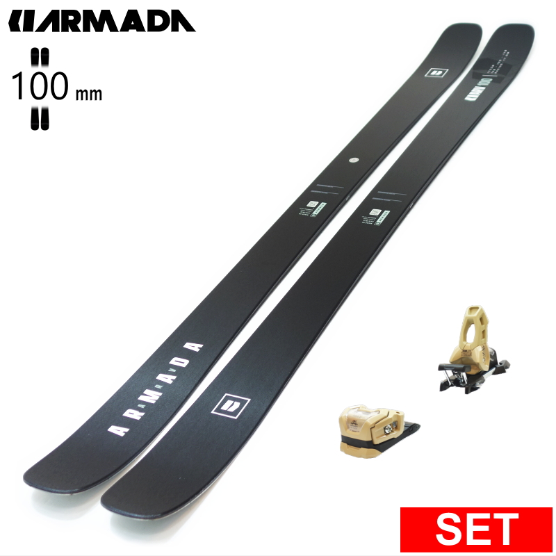 [センター幅100mm 172cm|179cm]ARMADA ARV 100 CLEAN+ATTACK 11LYT 27モデルスキー板セット ツインチップスキー フリースキー フリースタイルスキー | ARMADA