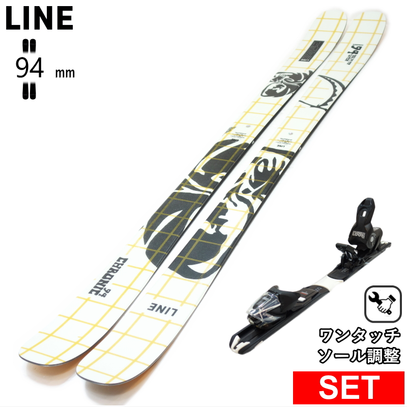 Line Chronic 171cm オールマウンテン・フリースタイルスキー　鴉 センター幅94mm 164cm|171cm|178cm|185cm]LINE CHRONIC 94+XPRESS 10