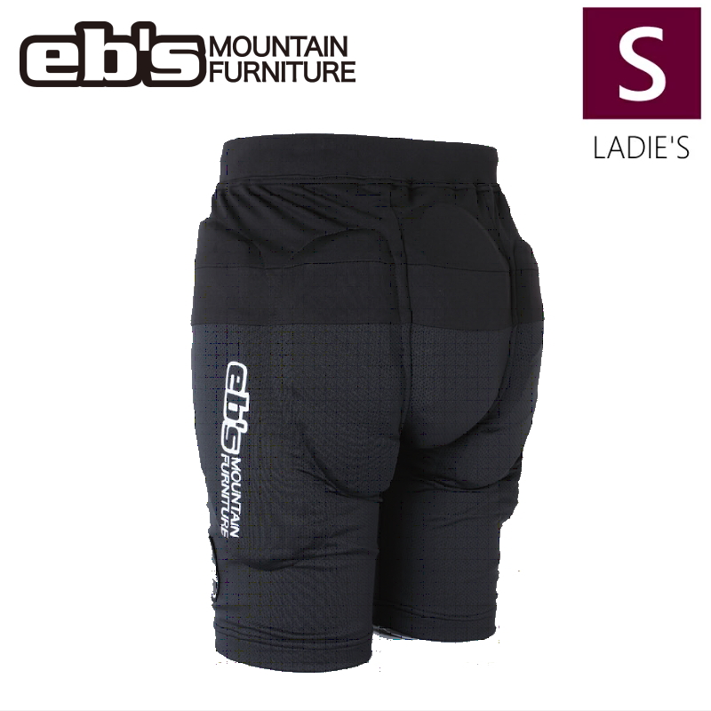 ★[Sサイズ]26 EB'S HIP PROTECT カラー:BLACK ヒップパッド ケツパッド 下半身 プロテクター レディース スノーボード スキー