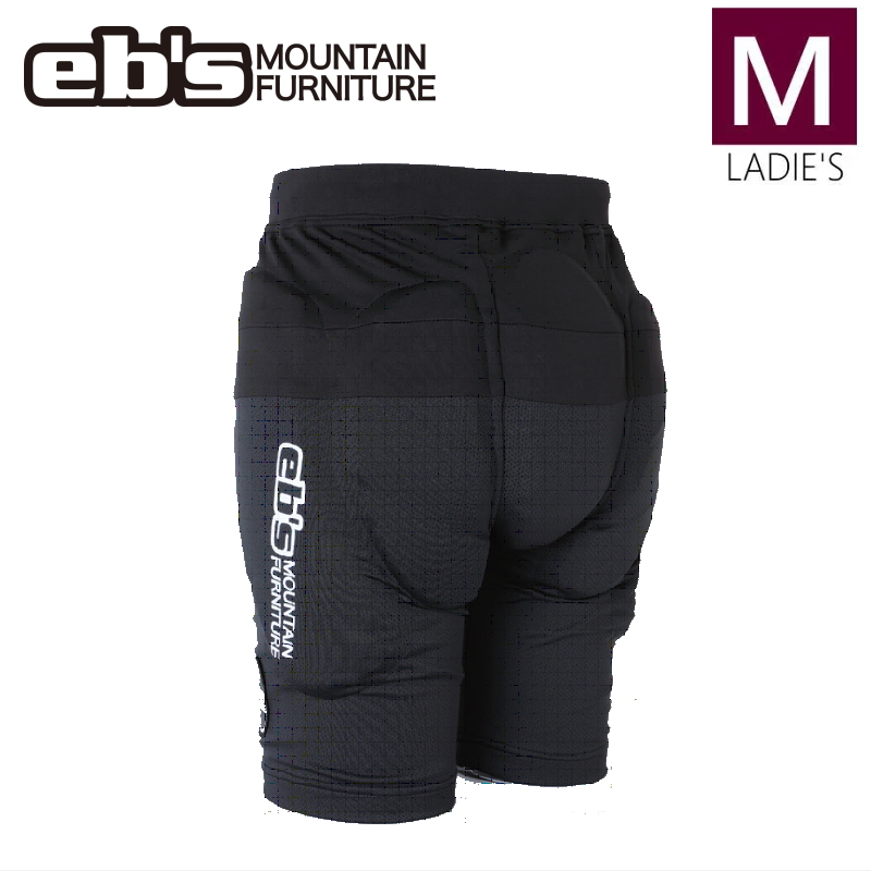 ★[Mサイズ]26 EB'S HIP PROTECT カラー:BLACK ヒップパッド ケツパッド 下半身 プロテクター レディース スノーボード スキー