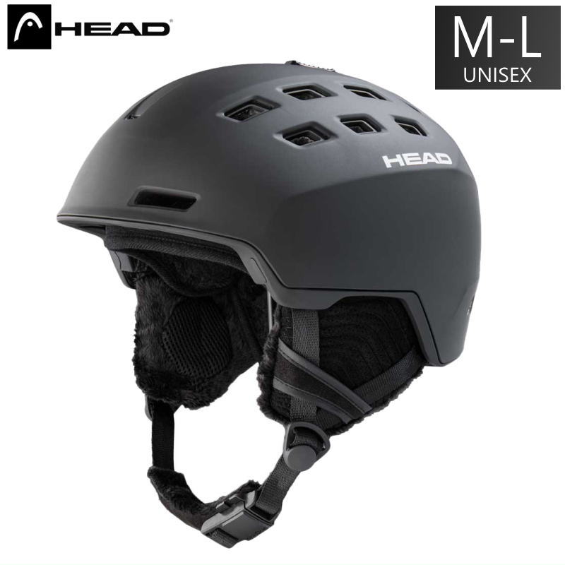 ◆[M-Lサイズ]  HEAD REV カラー:BLACK ヘルメット 頭部 保護 プロテクター メンズ レディース スノーボード スキー