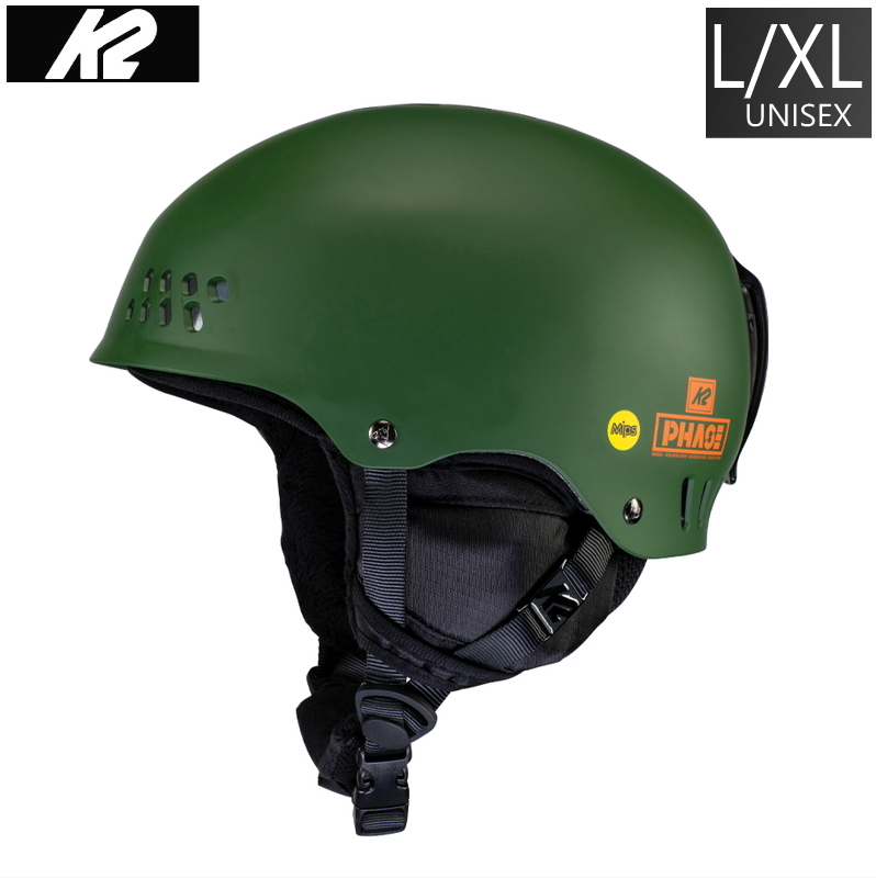 ○[L-XLサイズ]23 K2 PHASE MIPS FOREST GREEN ヘルメット 頭部 保護 