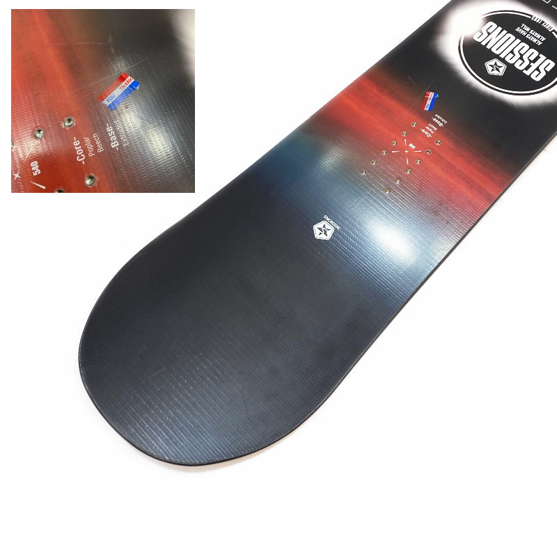 ラスト1点】メンズ スノーボード 板 型落ち SESSIONS SELECT PLUS