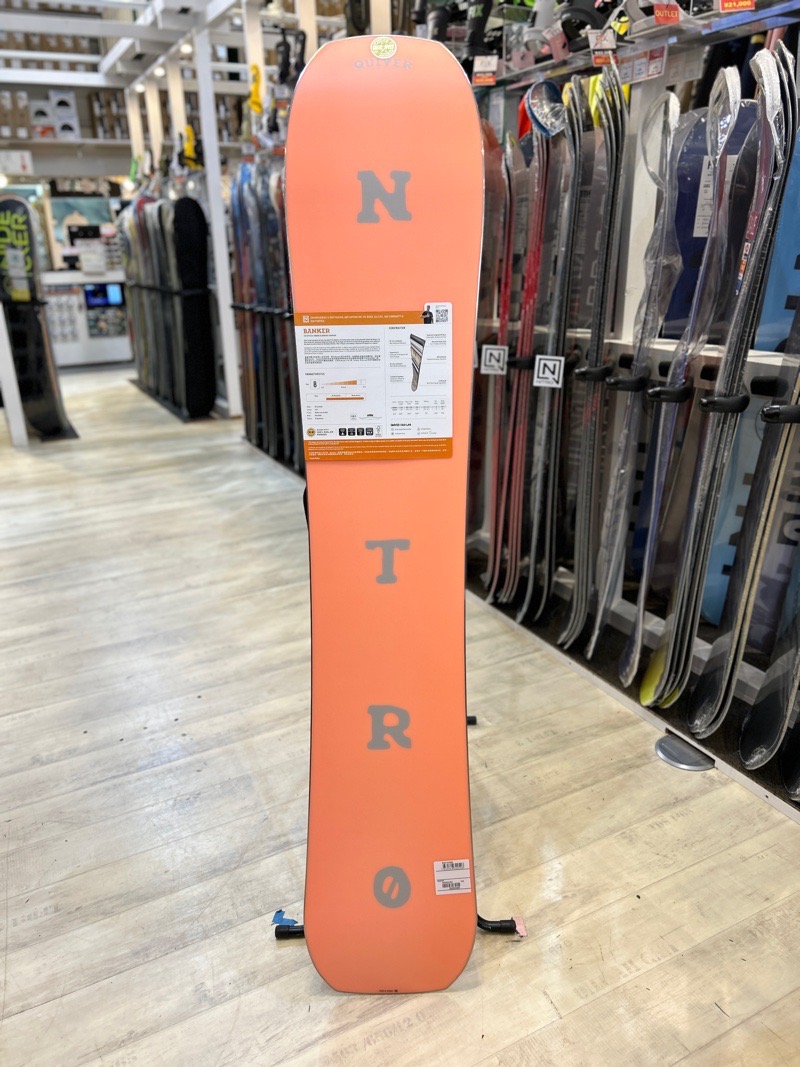 即納】メンズ スノーボード 板 159cm NITRO BANKER ナイトロ バンカー