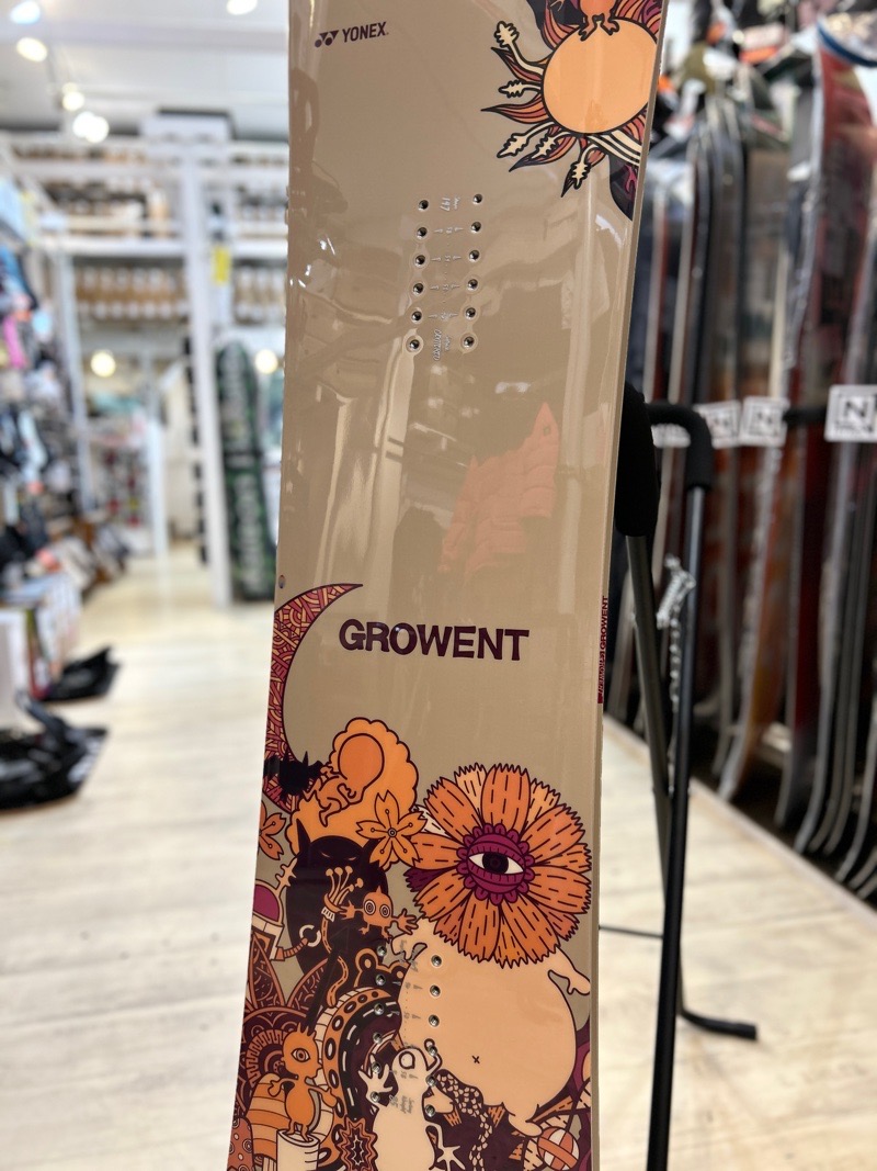 メンズ スノーボード 板 147cm YONEX GROWENT カラー:ベージュ