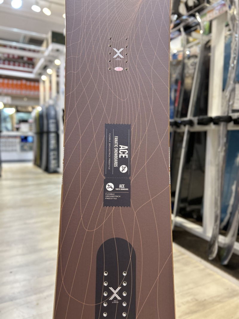 スノーボード 板 型落ち メンズ 24-25 FANATIC ACE DARK BROWN 150cm