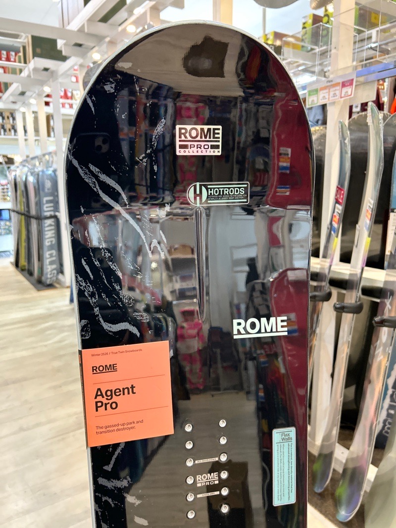 メンズ スノーボード 板 型落ち 旧モデル 154cm ROME AGENT PRO ローム