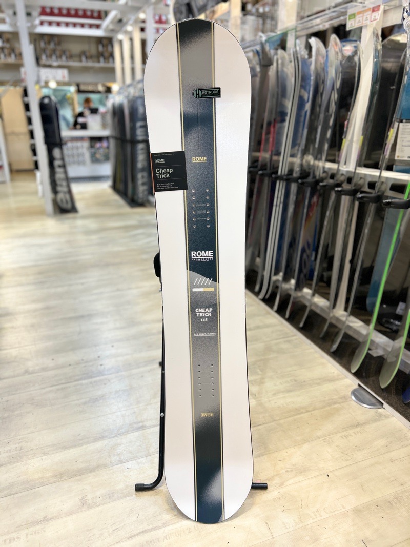 メンズ スノーボード 板 型落ち 旧モデル 148cm ROME CHEAP TRICK