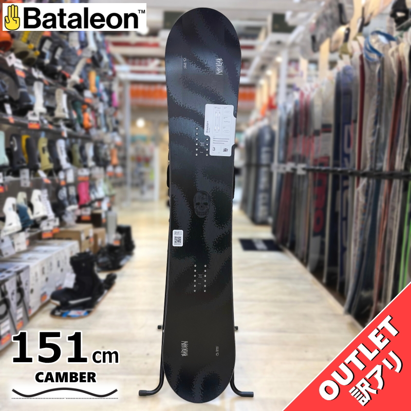 スノーボード 板 型落ち 25-26 BATALEON Disaster＋ 151cm バタレオン