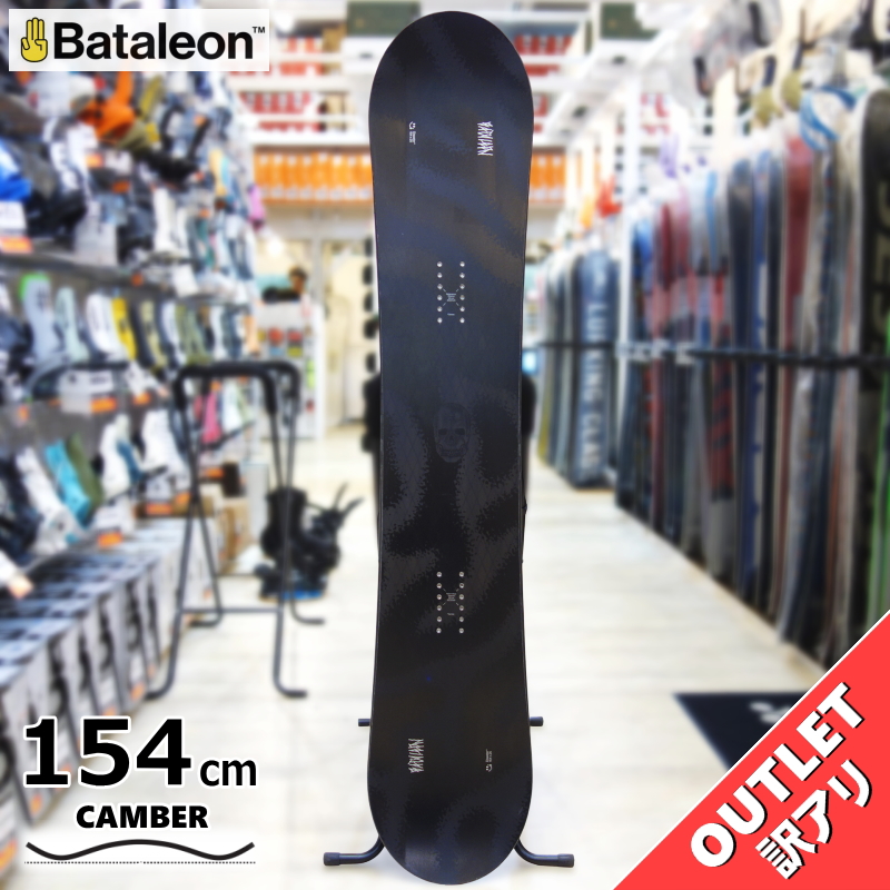 バタレオン ディザスタープラス 24-25 154cm スノーボード 板 型落ち 25-26 BATALEON Disaster＋ 154cm バタレオン