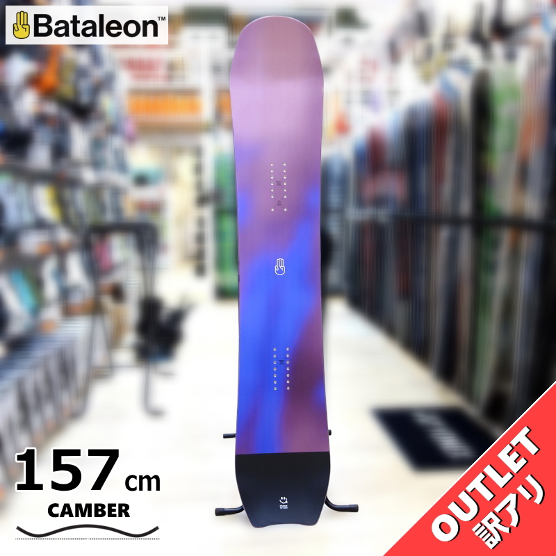 スノーボード 板 型落ち 25-26 BATALEON Whatever 157cm バタレオン