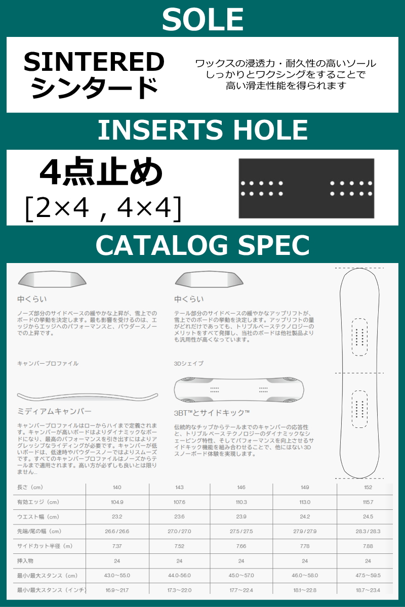 【ラスト1点】レディース スノーボード 板 型落ち Bataleon Moodboard 146cm 24-25 バタレオンムード グラトリ フリースタイル キャンバー |  | 06