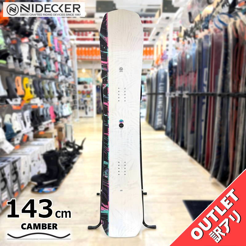 スノーボード 板 型落ち 25-26 NIDECKER VENUS 143cm ナイデッカー  ヴィーナスアウトレット | 