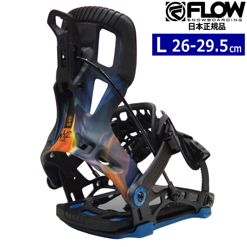 23 24 FLOW NX2 TM FUSION カラー:BLUE FLAME Lサイズ フロウ メンズ スノーボード バインディング 型落ち 日本正規品 : 325003319000 : オフワン国道16号 24,843円