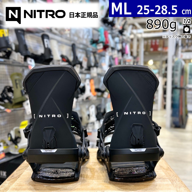 25-26 NITRO TEAM カラー:Ultra Black Mサイズ ナイトロ メンズ