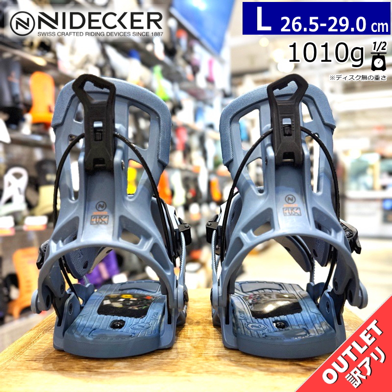 OUTLET】24-25 NIDECKER FUSE FUSION SLATE BLUE Lサイズ