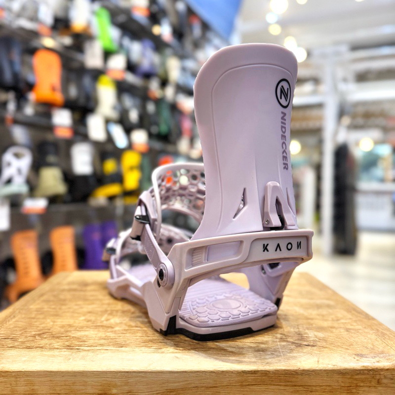 ナイデッカー(NIDECKER)スノーボードビンディング 25 KAON LAVENDER(Men’s、Lady’s) ラスト1点】 【未使用OUTLET】 24-25 NIDECKER KAON カラー:LAVENDER