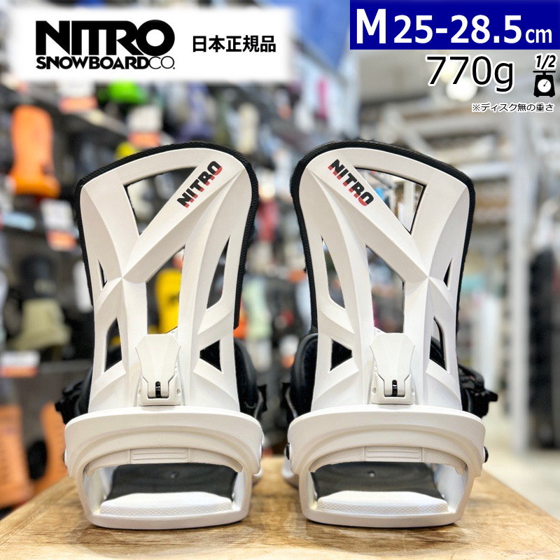 NITRO STAXX ビンディング　M NITRO STAXX スノーボード ビンディング M 25-28.5 cm NITRO STAXX