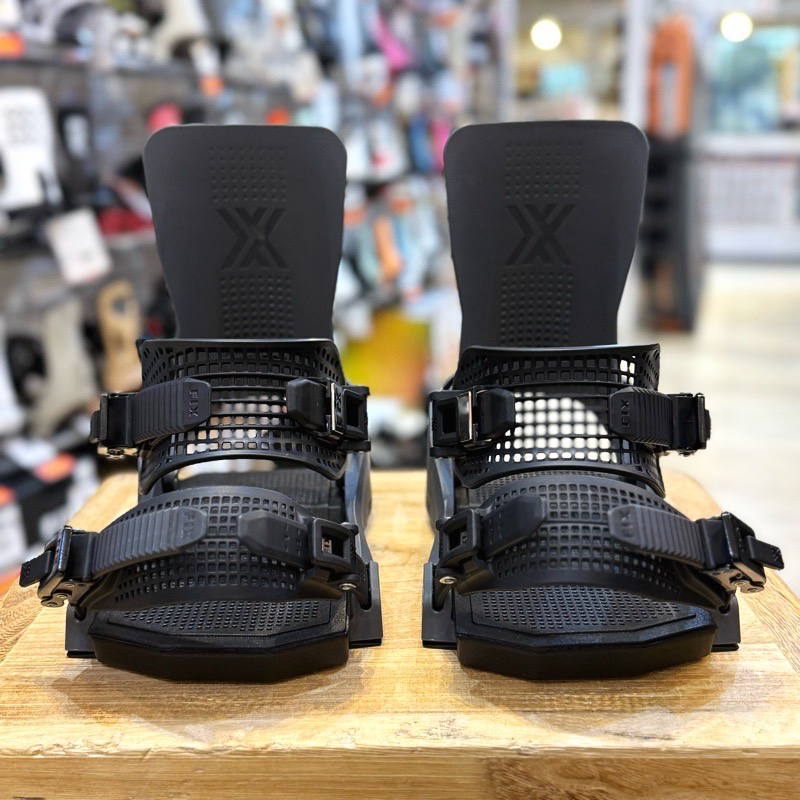 スノーボードビンディング ブラック/グレー 25-26 FIX BLOCK3 カラー:DARK GREY Mサイズ フィックス メンズ