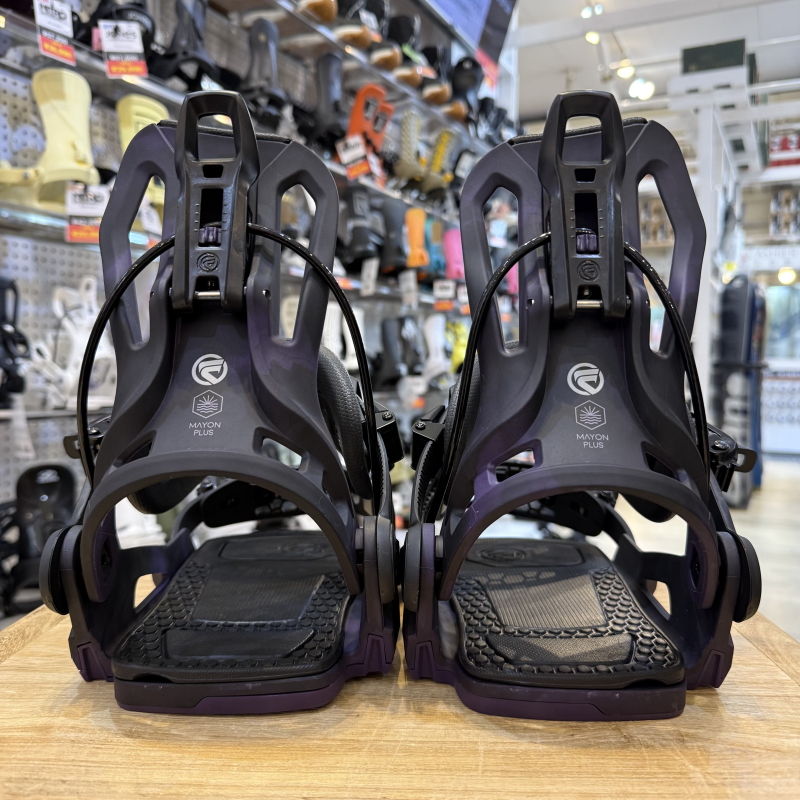 23-24 NIDECKER MAYON PLUS HYBRID カラー:BLACK PLUM Mサイズ ナイデッカー メンズ スノーボード バインディング 型落ち 日本正規品 関連画像1