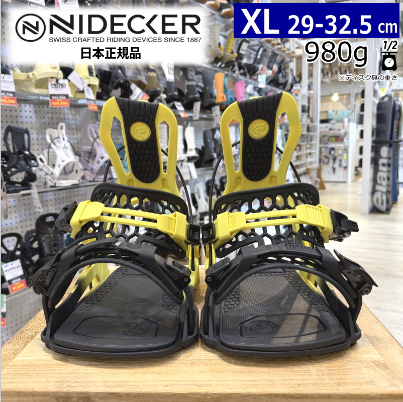 23-24 NIDECKER FENIX カラー:BLACK LEMON XLサイズ ナイデッカー