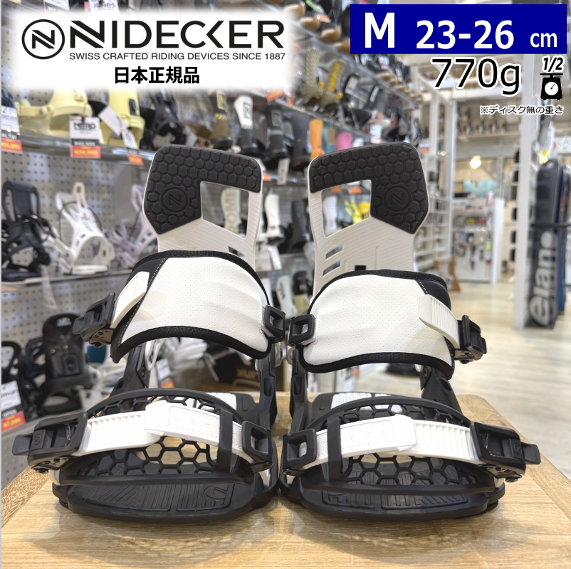 NIDECKER MUON-X ビンディング Lサイズ STORMTROOPER 24-25 NIDECKER MUON-X カラー:STORMTROOPER Mサイズ ナイデッカー
