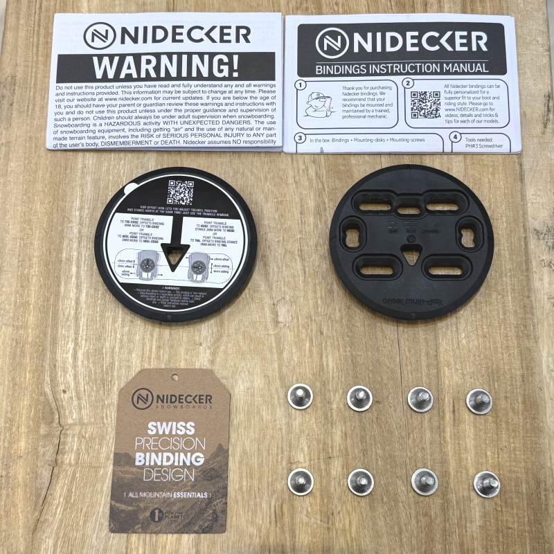 24-25 NIDECKER MUON-X カラー:STORMTROOPER Lサイズ ナイデッカー