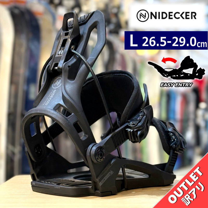 OUTLET】 25-26 NIDECKER NEXUS カラー:BLACK Lサイズ ナイデッカー