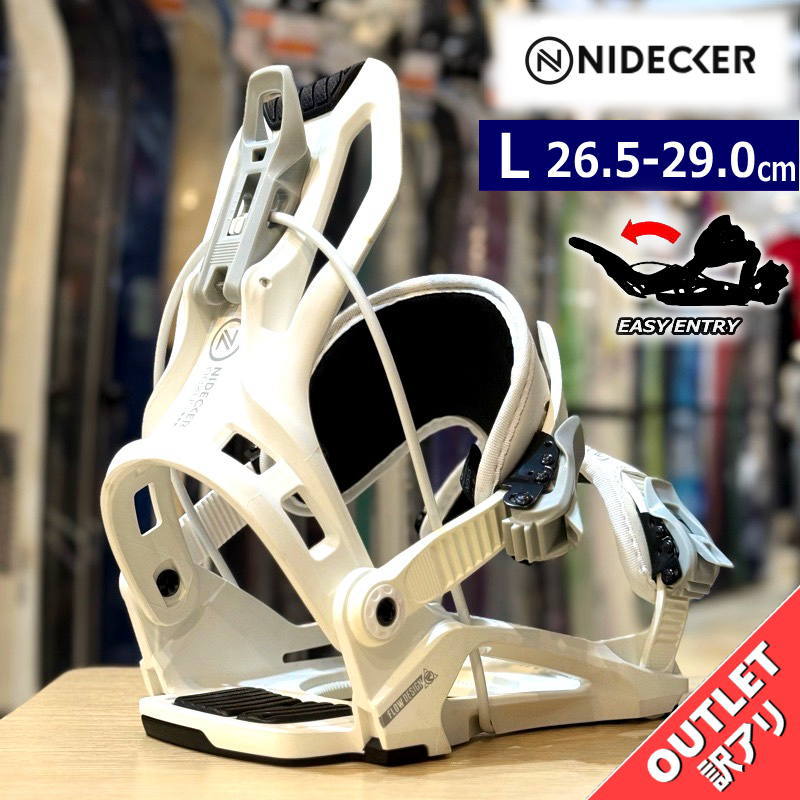 OUTLET】 25-26 NIDECKER NEXUS カラー:WHITE Lサイズ ナイデッカー