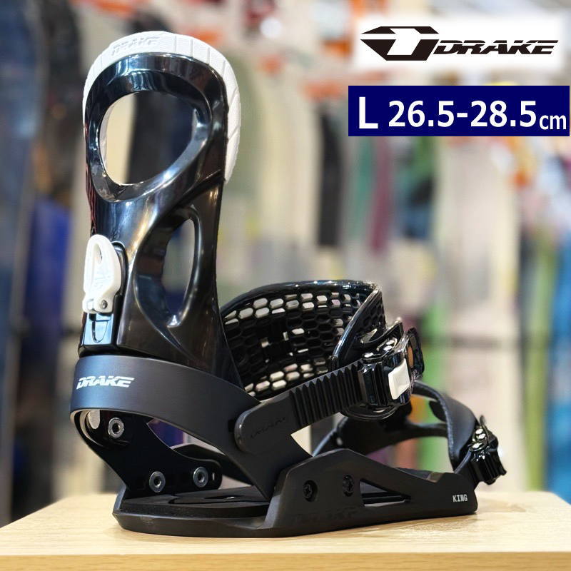 25-26 DRAKE KING LTD カラー:BLACK WHITE Lサイズ ドレイク メンズ
