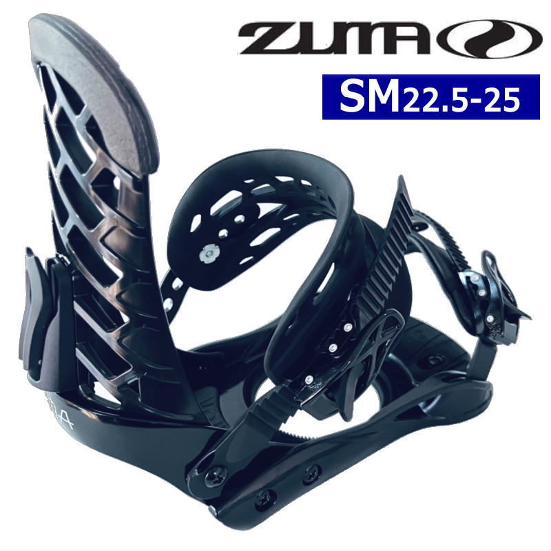 【即納】ZUMA ZM カラー:BLACK SMサイズ ツマ ゼットエム レディース スノーボード ビンディング バインディング日本正規品