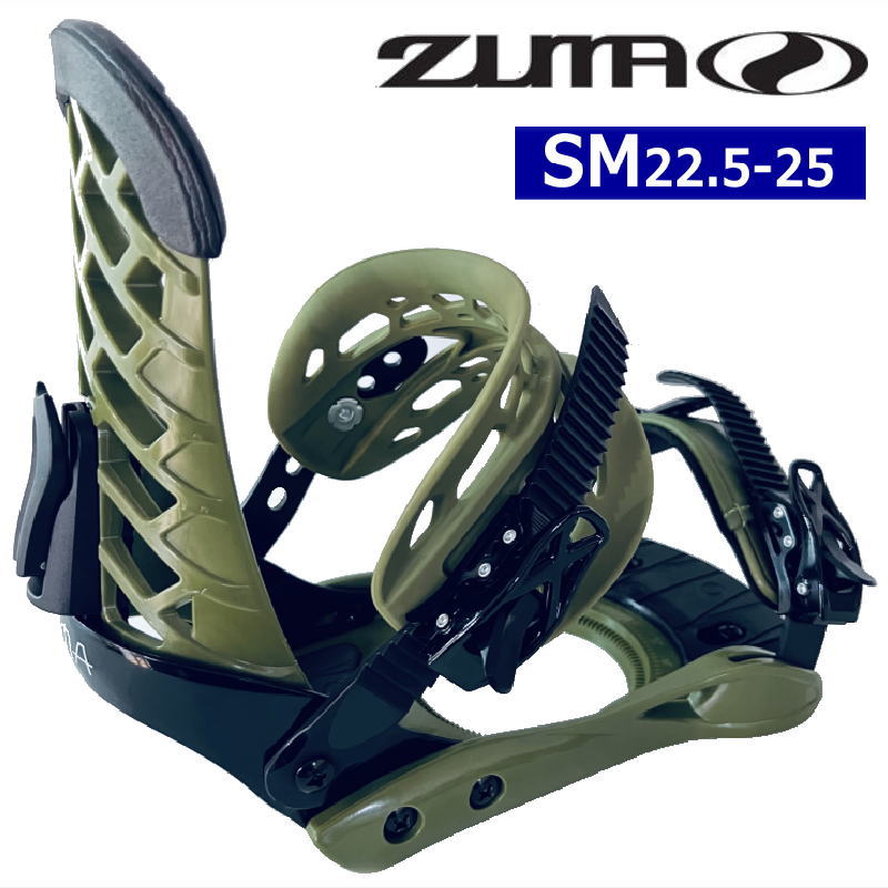 【即納】ZUMA ZM カラー:KHAKI SMサイズ ツマ ゼットエム レディース スノーボード ビンディング バインディング日本正規品｜off-1