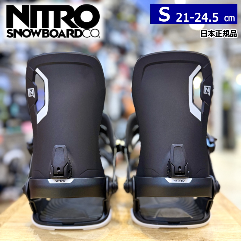 25-26 NITRO TALENT カラー:Ultra Black Sサイズ ナイトロ レディース スノーボード バインディング 日本正規品 | 