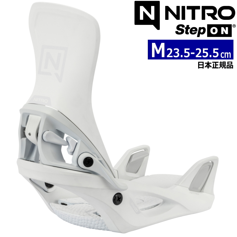 ステップオン専用※25-26 NITRO STEP ON Womens カラー:White Mサイズ