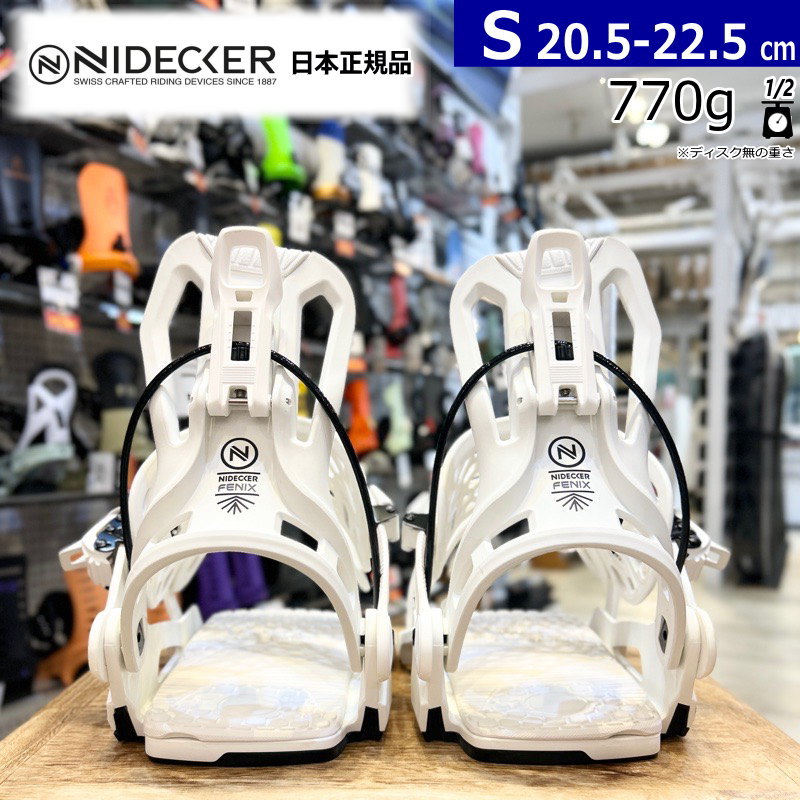 24-25 NIDECKER FLOW FENIX カラー:WHITE Sサイズ ナイデッカー