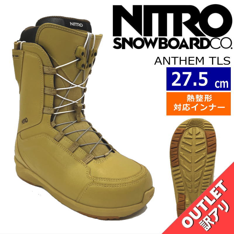 OUTLET】22-23 NITRO ANTHEM TLS カラー:Tan 27.5cm ナイトロ